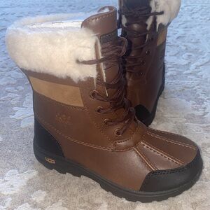 UGG Kids Butte II Waterproof Winter Boot- WRCH (Brown)